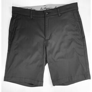 Ben Hogan Golf Shorts Mens Sz 30 Black Performance Flat Front Athletic Casual